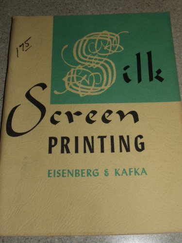 Stock image for Silk Screen Printing for sale by ThriftBooks-Dallas