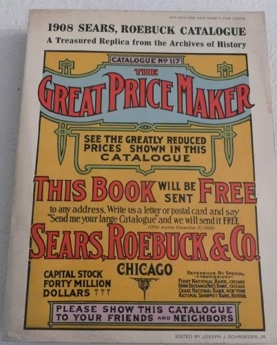 Stock image for 1908 Sears Roebuck Catalogue (1987 REPRINT) for sale by SAVERY BOOKS