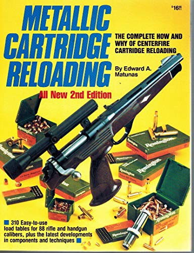Beispielbild fr Metallic Cartridge Reloading zum Verkauf von Front Cover Books