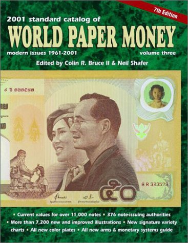 Stock image for The 2001 Standard Catalog of World Paper Money, Modern Issues 1961-2001 for sale by Better World Books