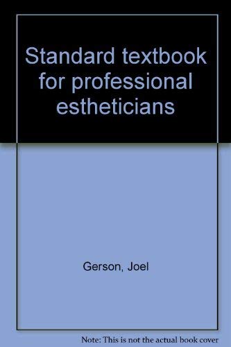 Stock image for Standard textbook for professional estheticians for sale by GridFreed