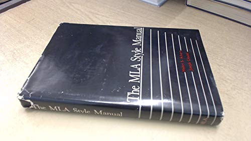 Imagen de archivo de The Mla Style Manual a la venta por Half Price Books Inc.