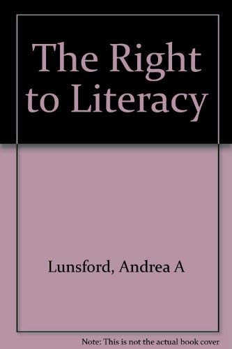 Stock image for The Right to Literacy for sale by Louisville Book Net