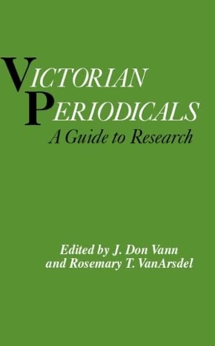 9780873522656: Victorian Periodicals, Volume 2: A Guide to Research (Reviews of Research)