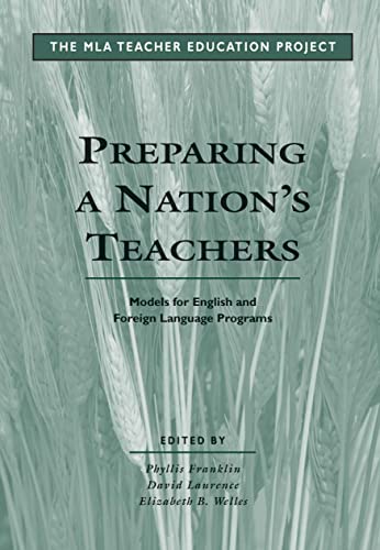 Beispielbild fr Preparing a Nation's Teachers: Models for English and Foreign Language Programs zum Verkauf von Revaluation Books