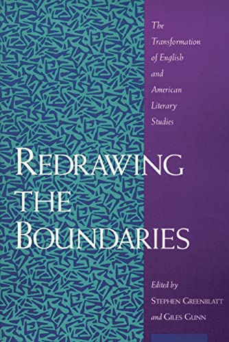 9780873523950: Redrawing the Boundaries: The Transformation of English and American Literary Studies