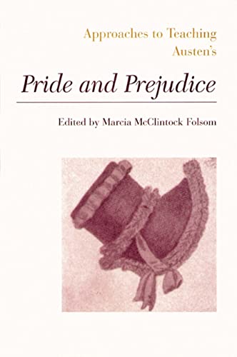 Imagen de archivo de Austen's Pride and Prejudice (Approaches to Teaching World Literature) a la venta por SecondSale