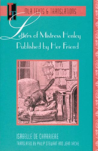 Stock image for Letters of Mistress Henley Published by Her Friend (Texts and Translations) for sale by SecondSale