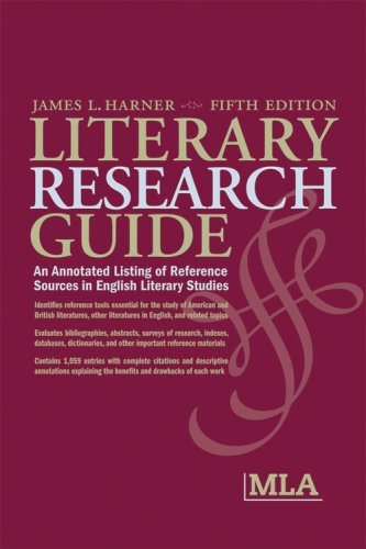 Literary Research Guide (9780873528085) by Harner, James L.