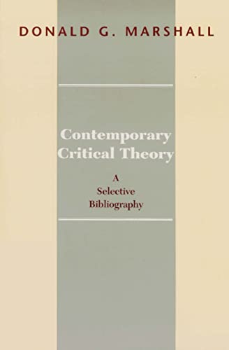 9780873529648: Contemporary Critical Theory: A Selective Bibliography