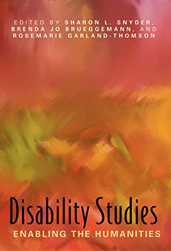 Stock image for Disability Studies : Enabling the Humanities for sale by Better World Books: West