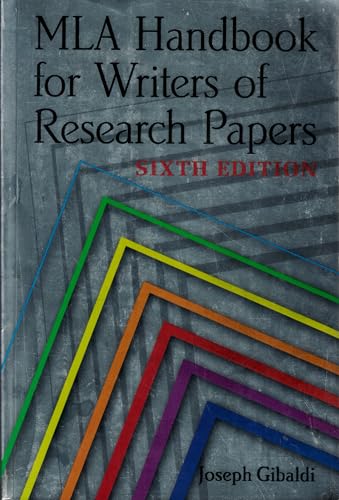 Beispielbild fr MLA Handbook for Writers of Research Papers zum Verkauf von Your Online Bookstore