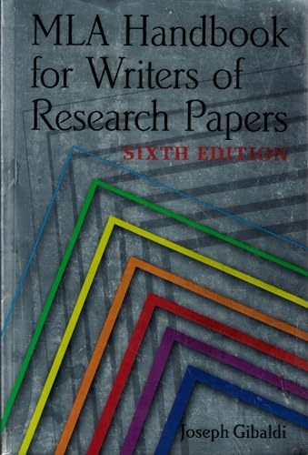 Imagen de archivo de MLA Handbook for Writers of Research Papers a la venta por Gulf Coast Books