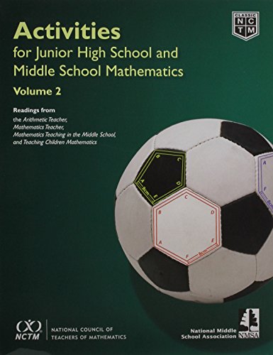 Beispielbild fr Activities for Junior High School and Middle School Mathematics: Readings from the Arithmetic Teacher and the Mathematics Teacher, Mathematics Teaching . for Junior High & Middle School Mathematics) zum Verkauf von HPB-Red