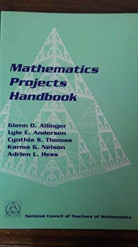 Beispielbild fr Mathematics Projects Handbook zum Verkauf von Better World Books: West