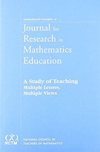 Imagen de archivo de A Study of Teaching: Multiple Lenses, Multiple Views, JRME Monograpgh #14 a la venta por HPB-Red