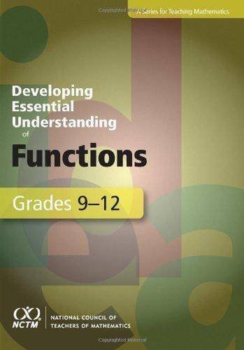 Stock image for Developing Essential Understanding of Functions for Teaching Mathematics in Grades 9-12 for sale by BooksRun