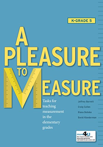Beispielbild fr A Pleasure to Measure! Tasks for Teaching Measurement in the Elementary Grades [Soft Cover ] zum Verkauf von booksXpress
