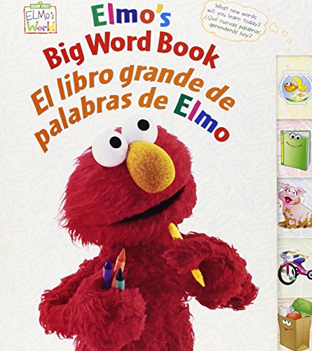 Beispielbild fr Elmo's Big Word Book/El libro grande de palabras de Elmo (Old English, Multilingual and Spanish Edition) zum Verkauf von Orion Tech
