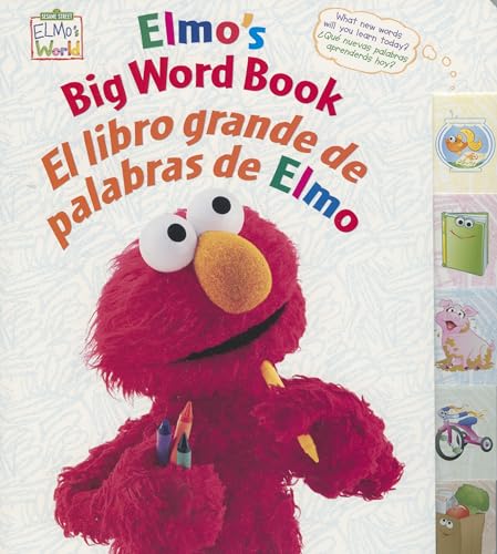 Stock image for Elmo's Big Word Book/El libro grande de palabras de Elmo (Old English, Multilingual and Spanish Edition) for sale by Orion Tech