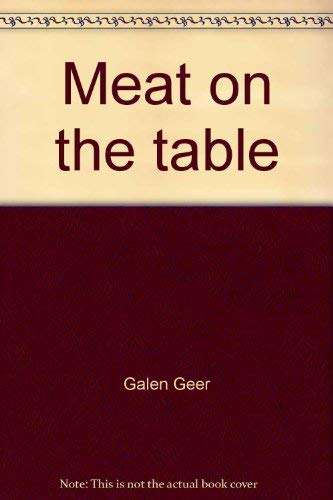 Beispielbild fr Meat on the Table. Modern smallgame Hunting zum Verkauf von J. and S. Daft