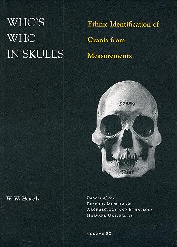Beispielbild fr Who's Who in Skulls: Ethnic Identification of Crania from Measurements zum Verkauf von THE SAINT BOOKSTORE