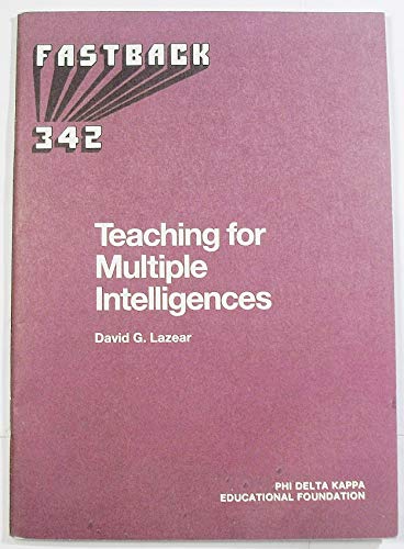 Stock image for Teaching for Multiple Intelligence (Fastback Series) for sale by HPB-Red