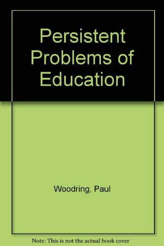 Stock image for Persistent Problems of Education for sale by Dailey Ranch Books