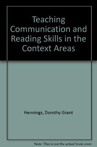 Beispielbild fr Teaching Communication and Reading Skills in the Content Areas zum Verkauf von Better World Books