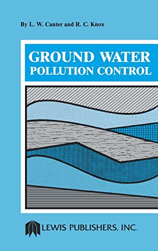 Beispielbild fr Ground Water Pollution Control zum Verkauf von Bingo Books 2