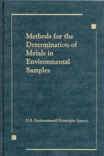 Stock image for Methods for the Determination of Metals in Environmental Samples for sale by Adkins Books