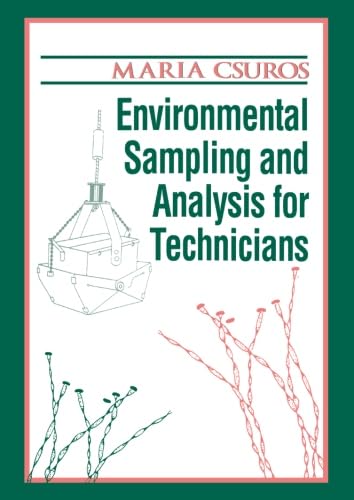 Imagen de archivo de Environmental Sampling and Analysis for Technicians a la venta por Goodwill of Colorado