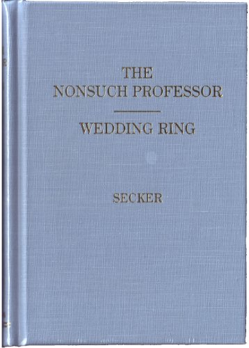 Imagen de archivo de The Nonsuch Professor a la venta por Born 2 Read Books