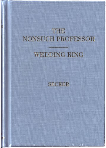 Stock image for The Nonsuch Professor for sale by Born 2 Read Books