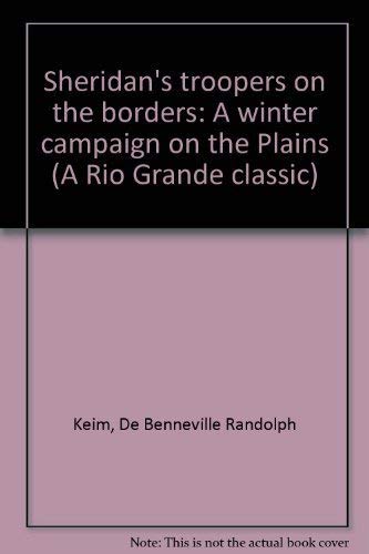 9780873801249: Sheridan's Troopers on the Borders : A Winter Camp