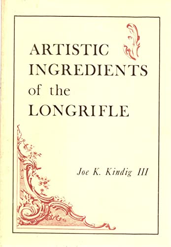 9780873871037: Artistic Ingredients of the Longrifle