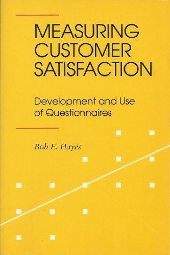 Imagen de archivo de Measuring Customer Satisfaction: Development and Use of Questionnaires a la venta por Wonder Book