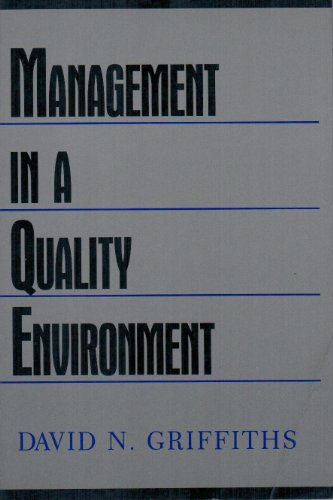 Imagen de archivo de Management in a Quality Environment a la venta por BooksRun