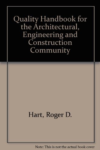 Quality Handbook for the Architectural, Engineering, and Construction Community