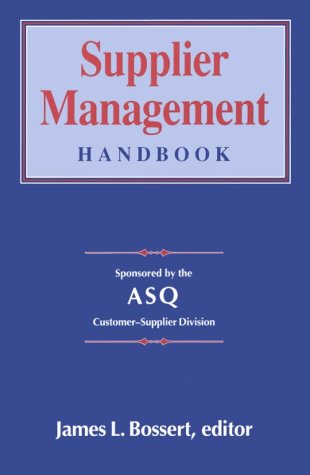 9780873892841: Supplier Management Handbook
