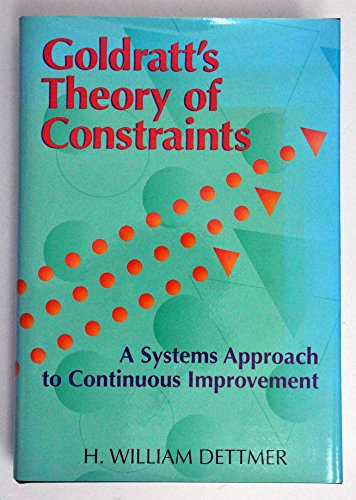 Imagen de archivo de Goldratt's Theory of Constraints: A Systems Approach to Continuous Improvement a la venta por Hafa Adai Books