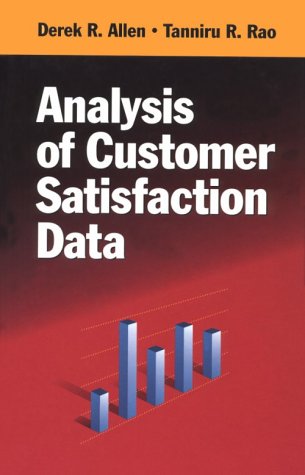 Imagen de archivo de Analysis of Customer Satisfaction Data a la venta por Better World Books