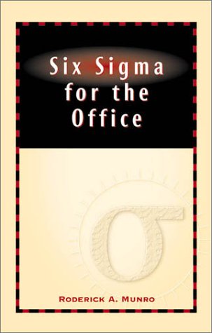 Stock image for Six Sigma for the Office: Spiral for sale by HPB-Red
