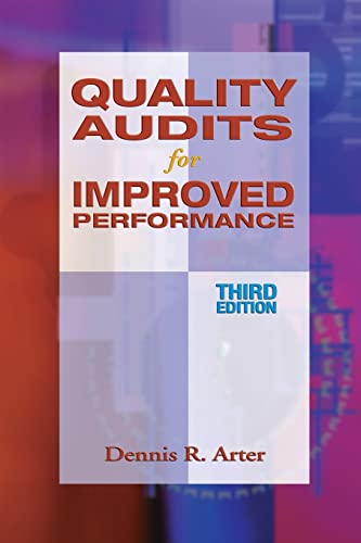 Beispielbild fr Quality Audits for Improved Performance zum Verkauf von Better World Books