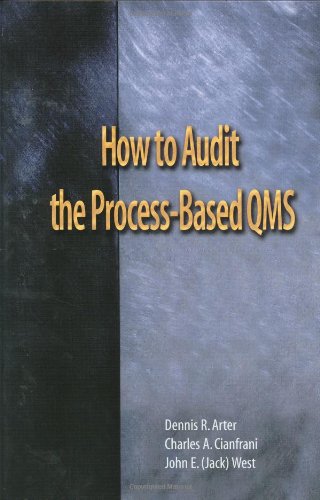 Beispielbild fr How to Audit the Process-Based QMS zum Verkauf von HPB-Red