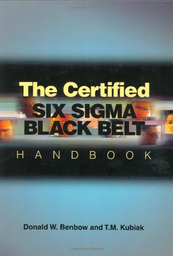 Stock image for The Certified Six SIGMA Black Belt Handbook for sale by ThriftBooks-Atlanta