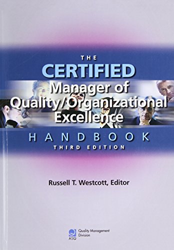 9780873896788: The Certified Manager of Quality/Organizational Excellence Handbook