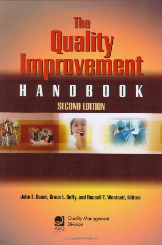 Imagen de archivo de The Quality Improvement Handbook a la venta por Front Cover Books