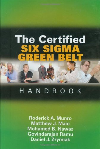 Stock image for The Certified Six Sigma Green Belt Handbook, First Edition for sale by SecondSale
