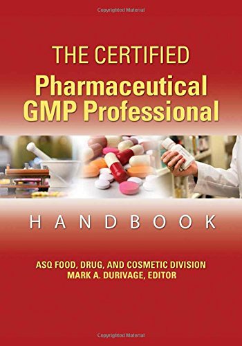 Beispielbild fr The Certified Pharmaceutical GMP Professional Handbook zum Verkauf von HPB-Red